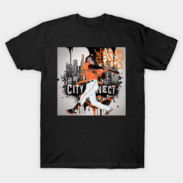 Wilmer Flores Connects T-Shirt by SFGiantsFanMade